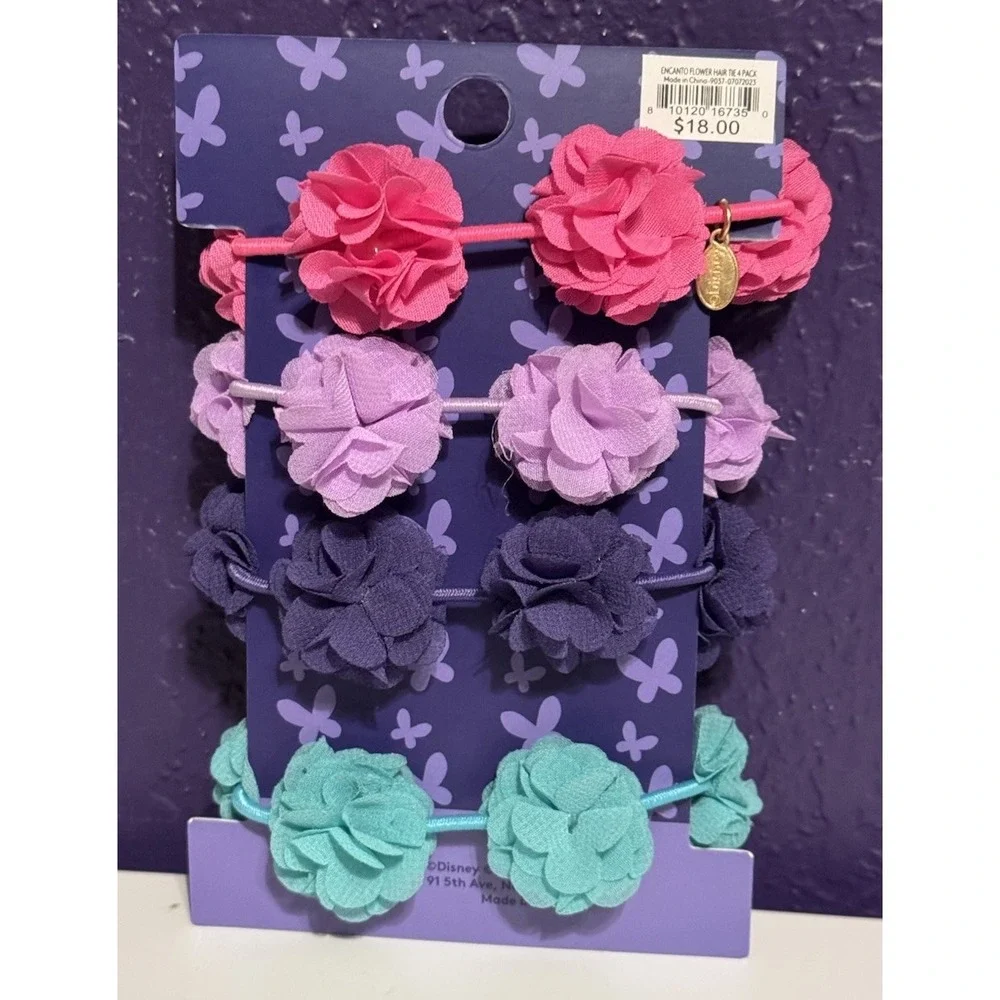 Disney Parks Encanto Ears Mirabel Flower Headband Hair Set Camp Collab Rare